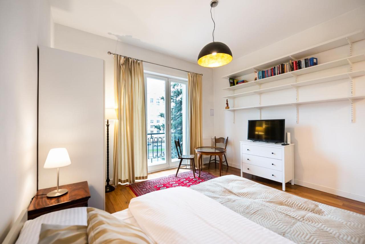 Park Arkadia Retro Studio Apartment วอร์ซอ ภายนอก รูปภาพ